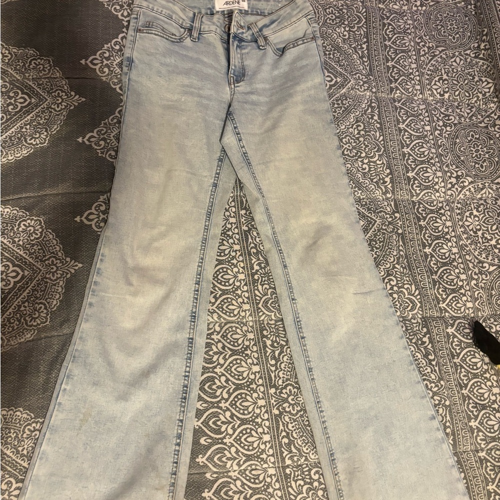 Ardene Women's Light Blue Flare Jeans